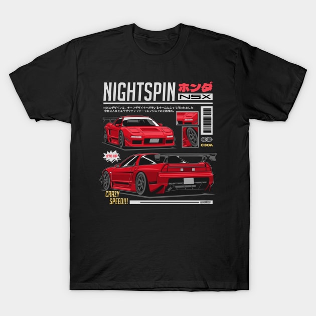 Honda NSX JDM T-Shirt by squealtires